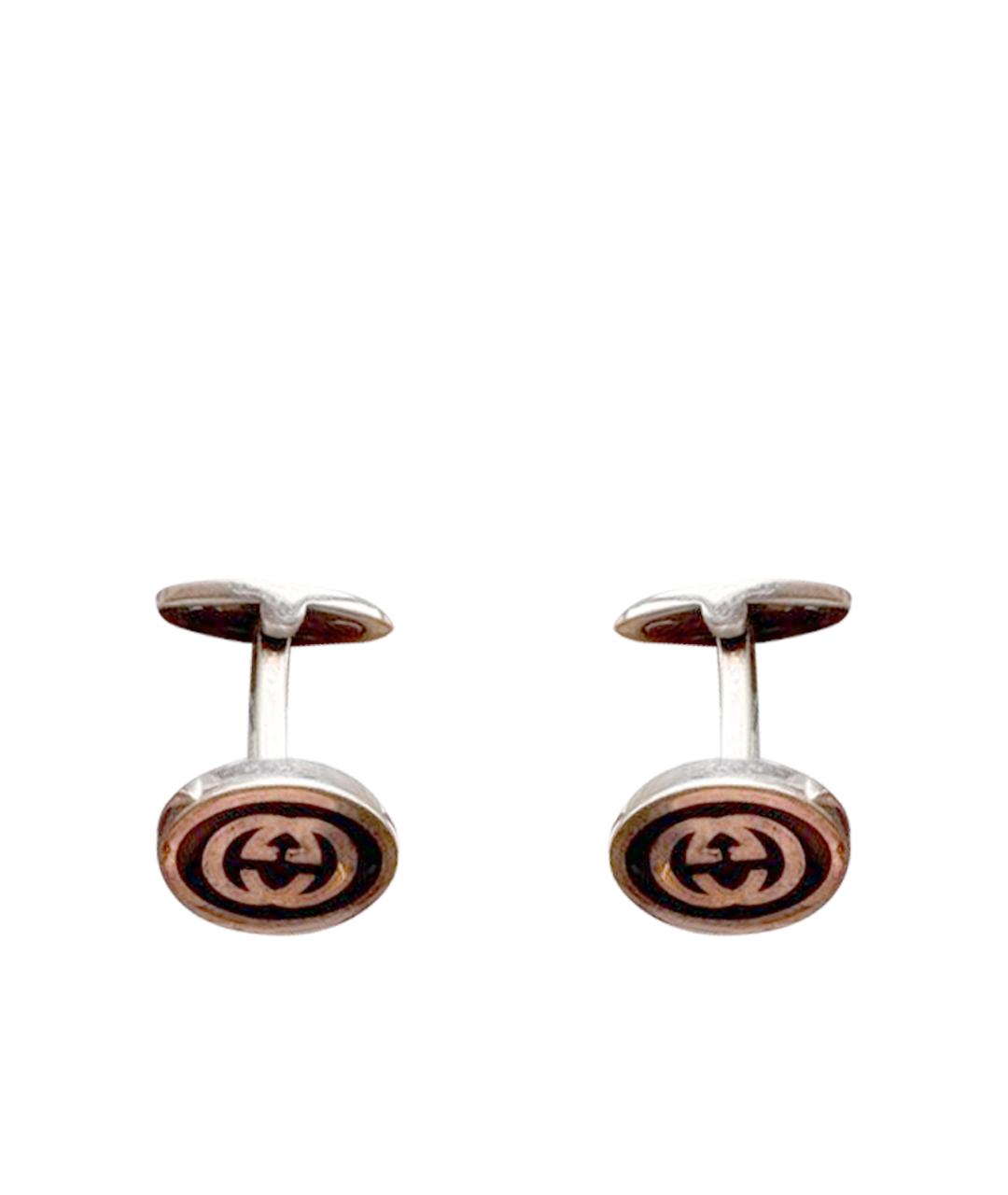 GUCCI Серебряные серебряные запонки, фото 1