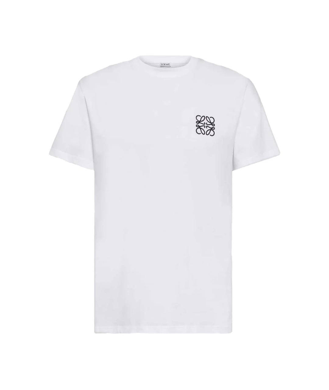 LOEWE Белая футболка, фото 1