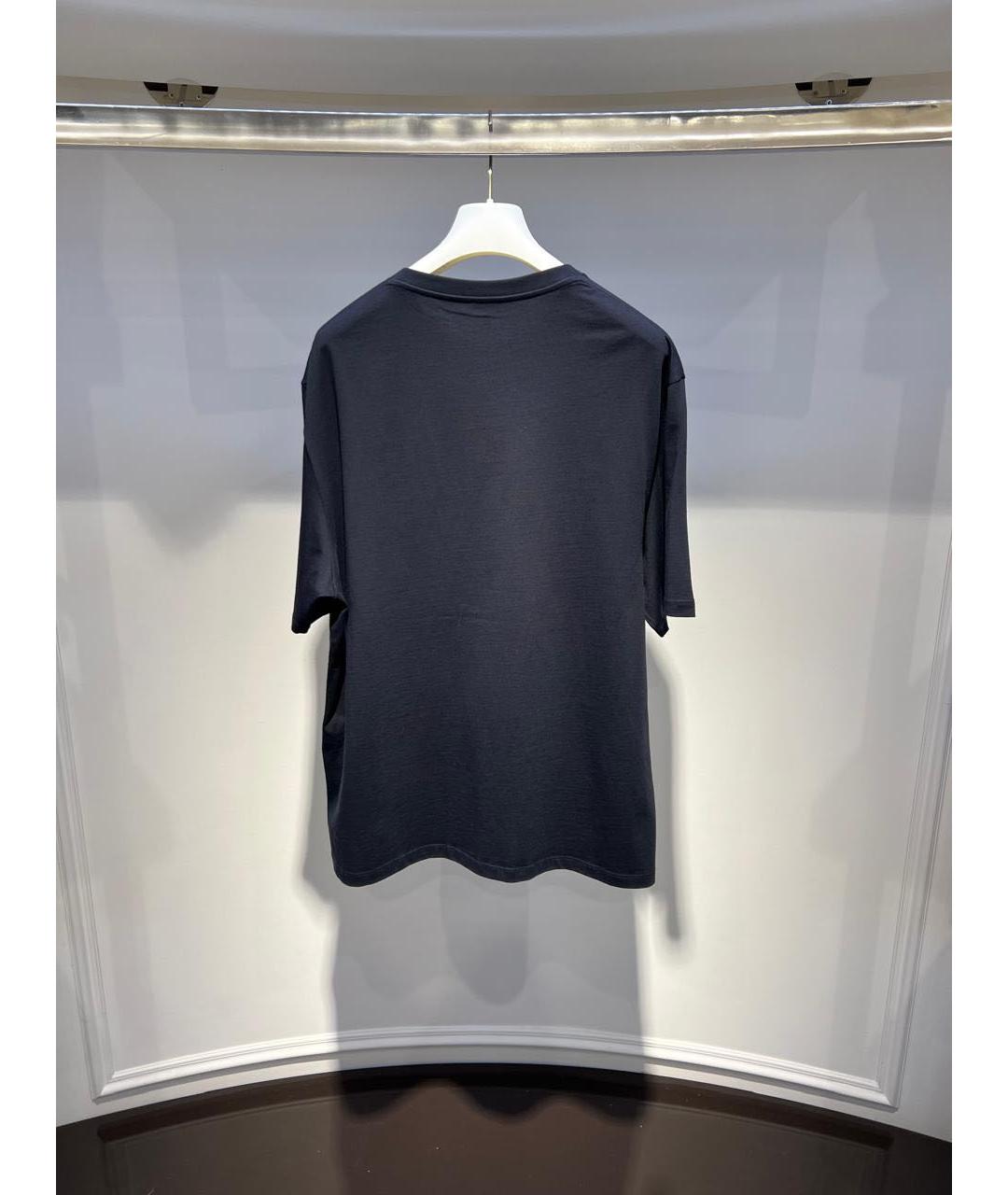 LOEWE Темно-синяя футболка, фото 3
