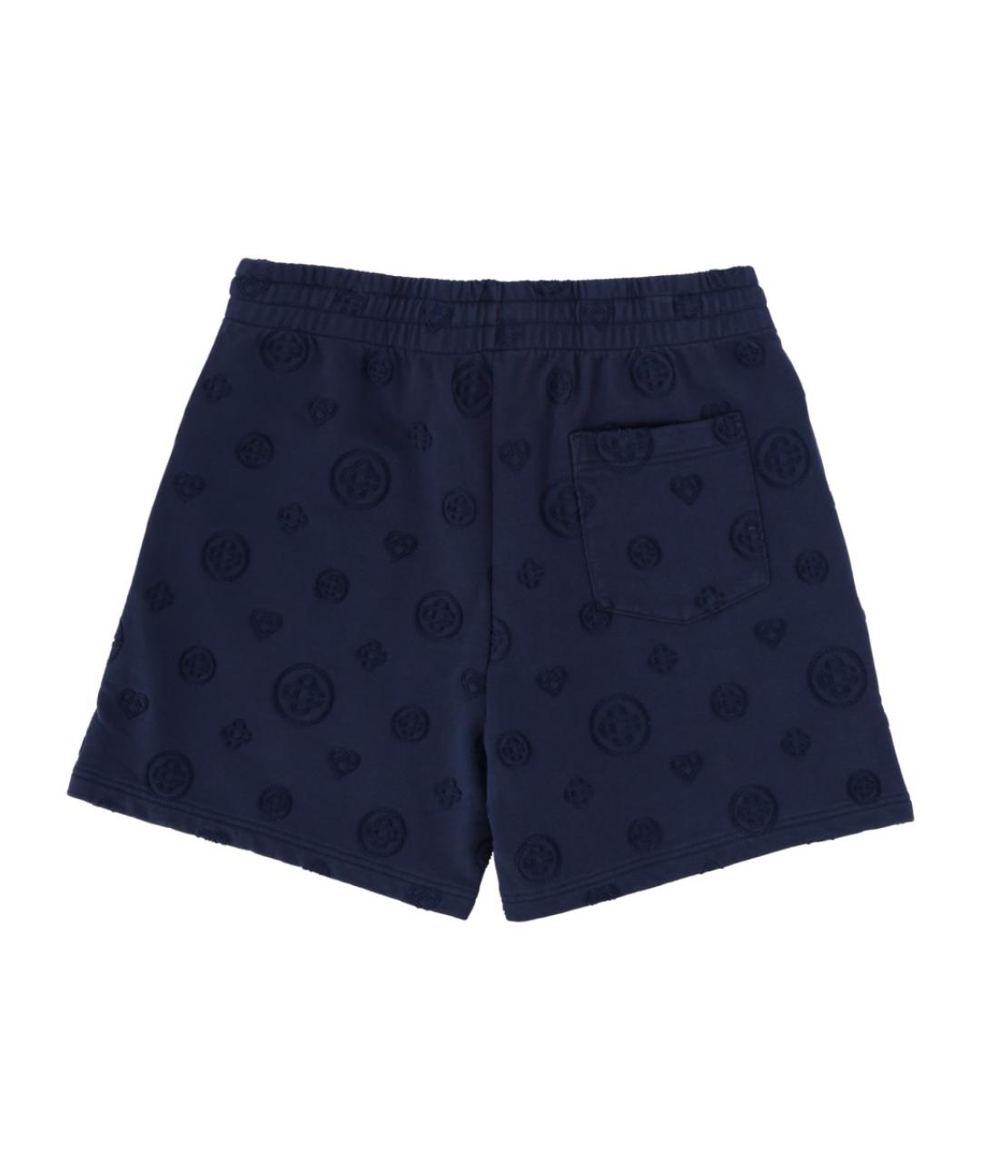 CASABLANCA Синие хлопковые шорты, фото 2