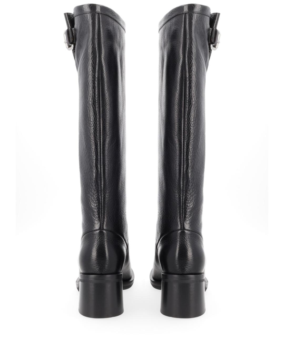 OUR LEGACY Черные кожаные сапоги, фото 4
