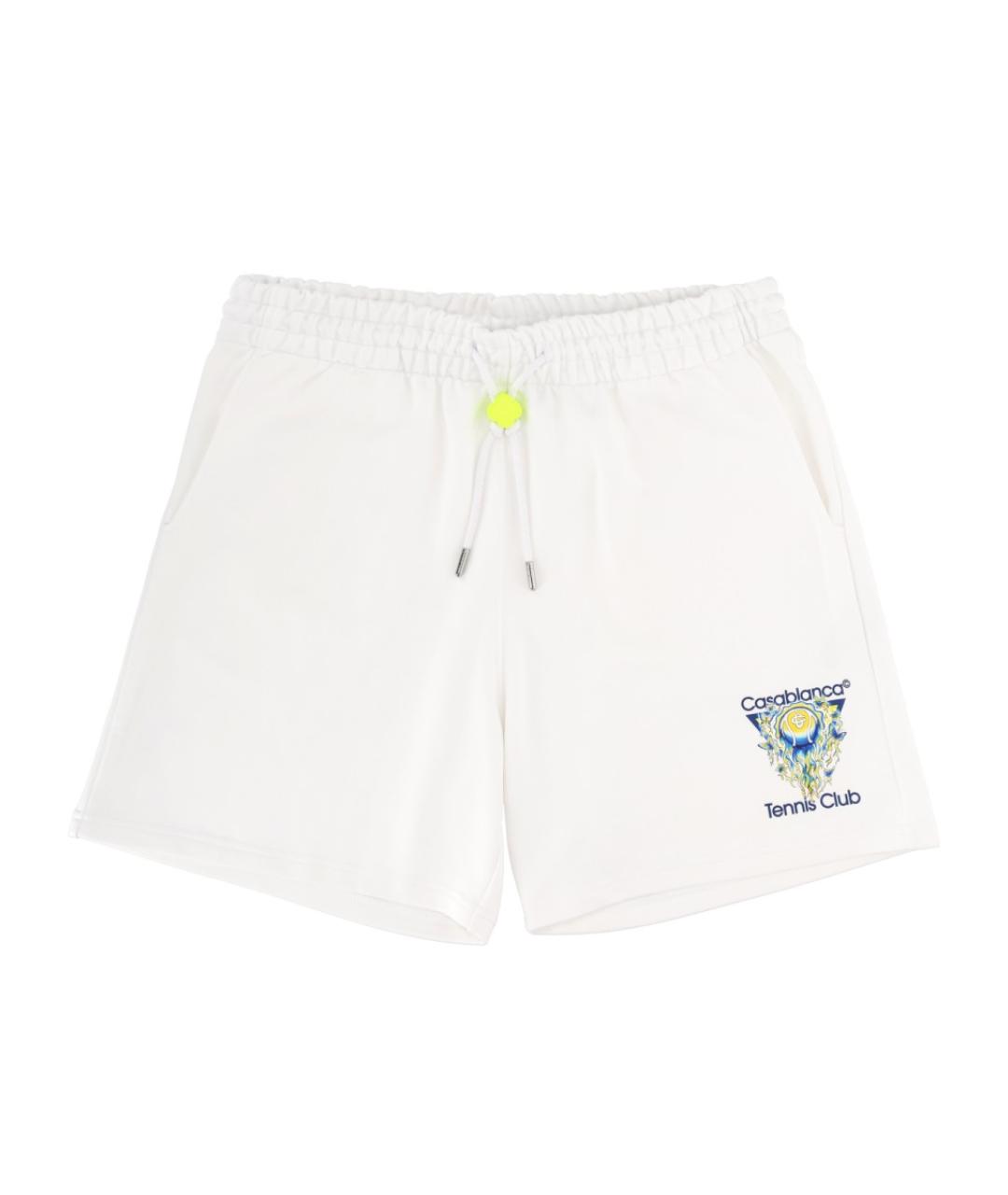 CASABLANCA Белые хлопковые шорты, фото 1