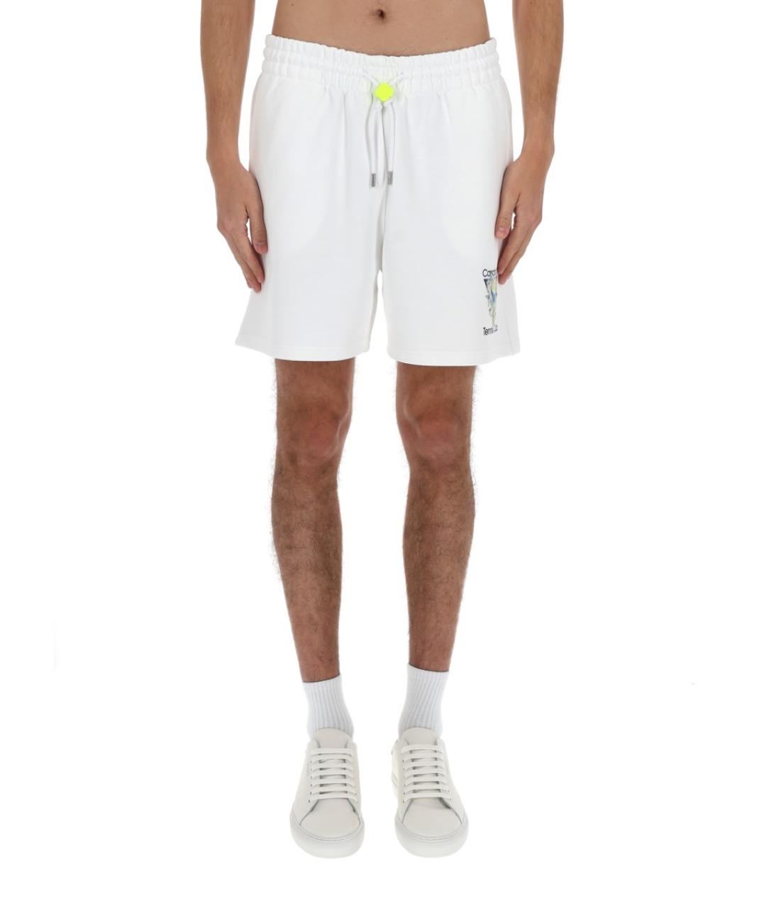 CASABLANCA Белые хлопковые шорты, фото 6