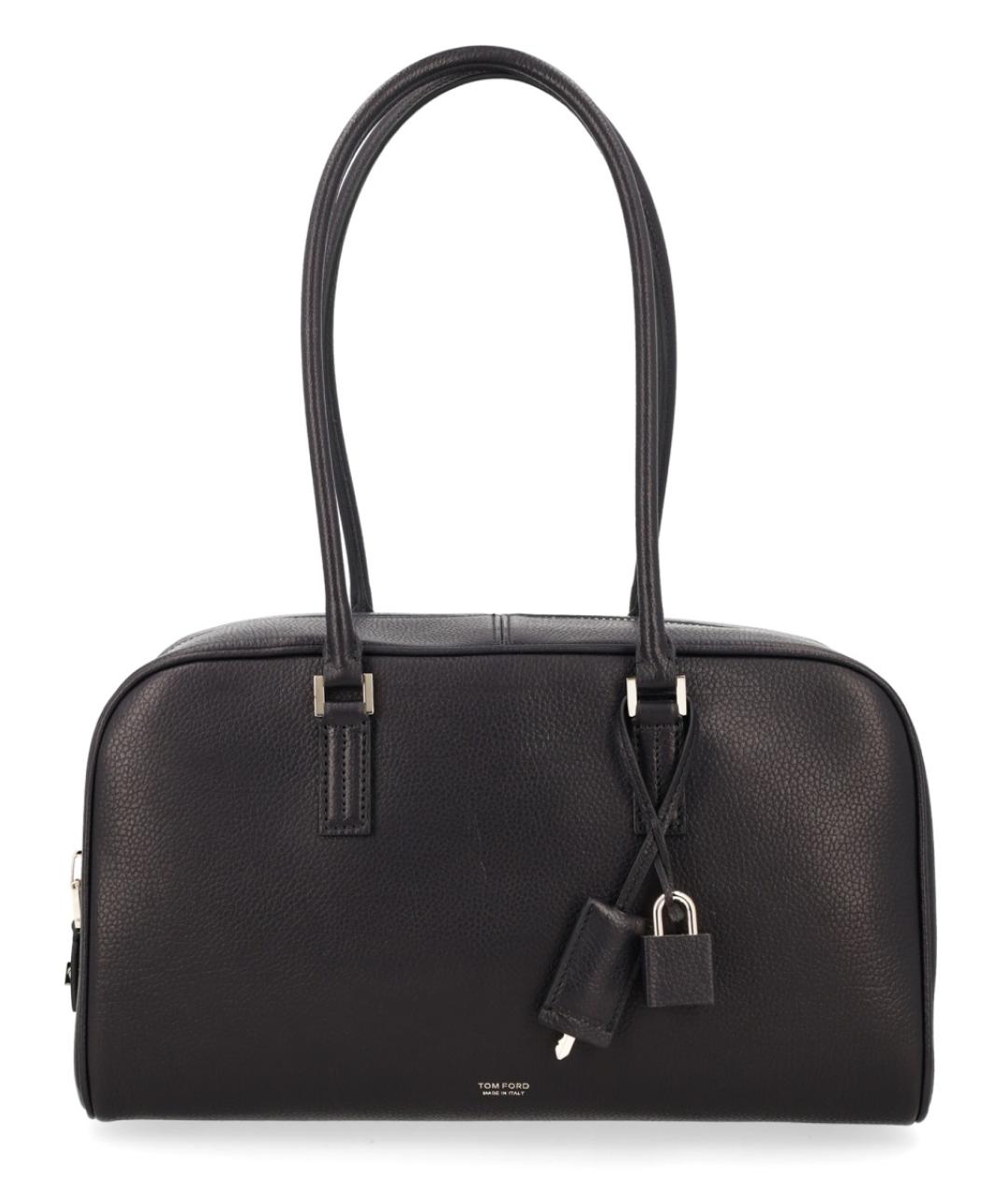 TOM FORD Черная кожаная сумка через плечо, фото 1