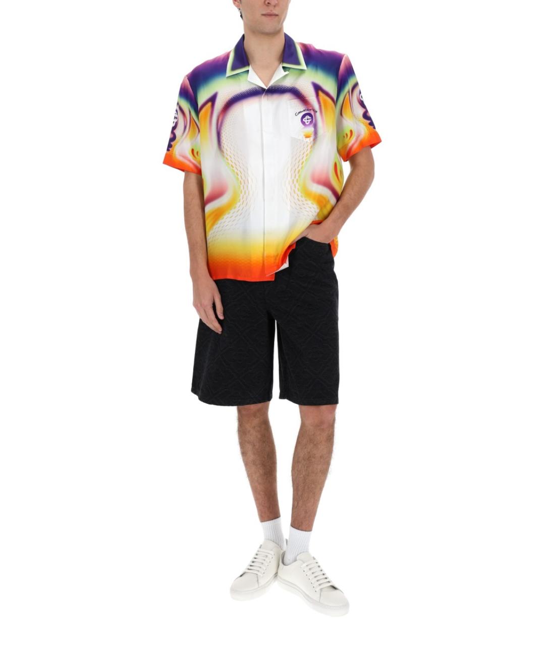 CASABLANCA Мульти шелковая кэжуал рубашка, фото 2