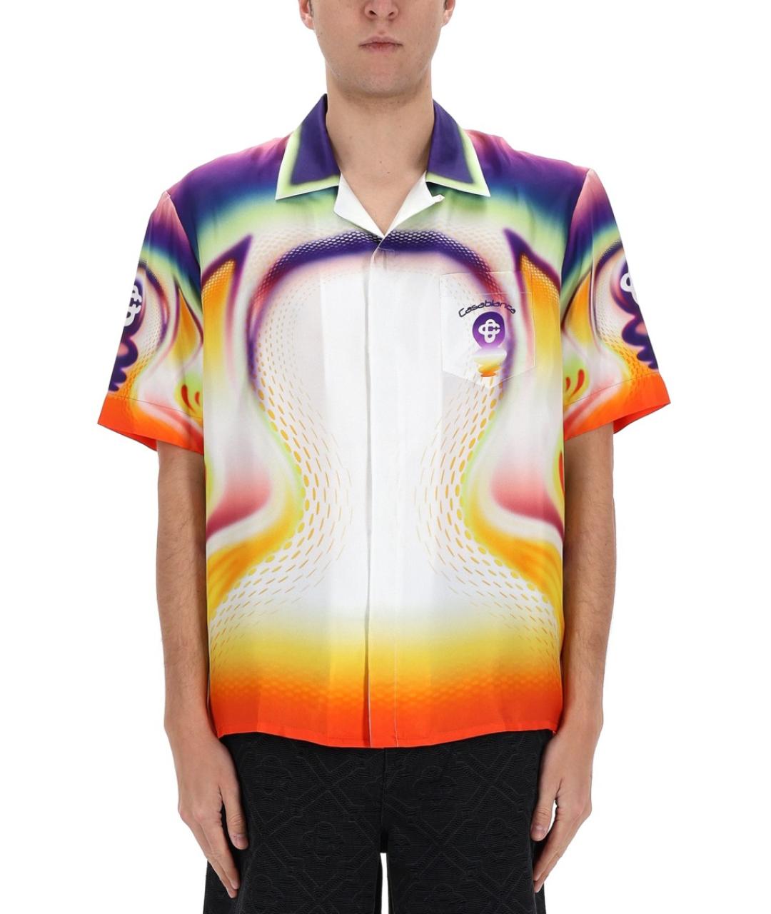 CASABLANCA Мульти шелковая кэжуал рубашка, фото 4