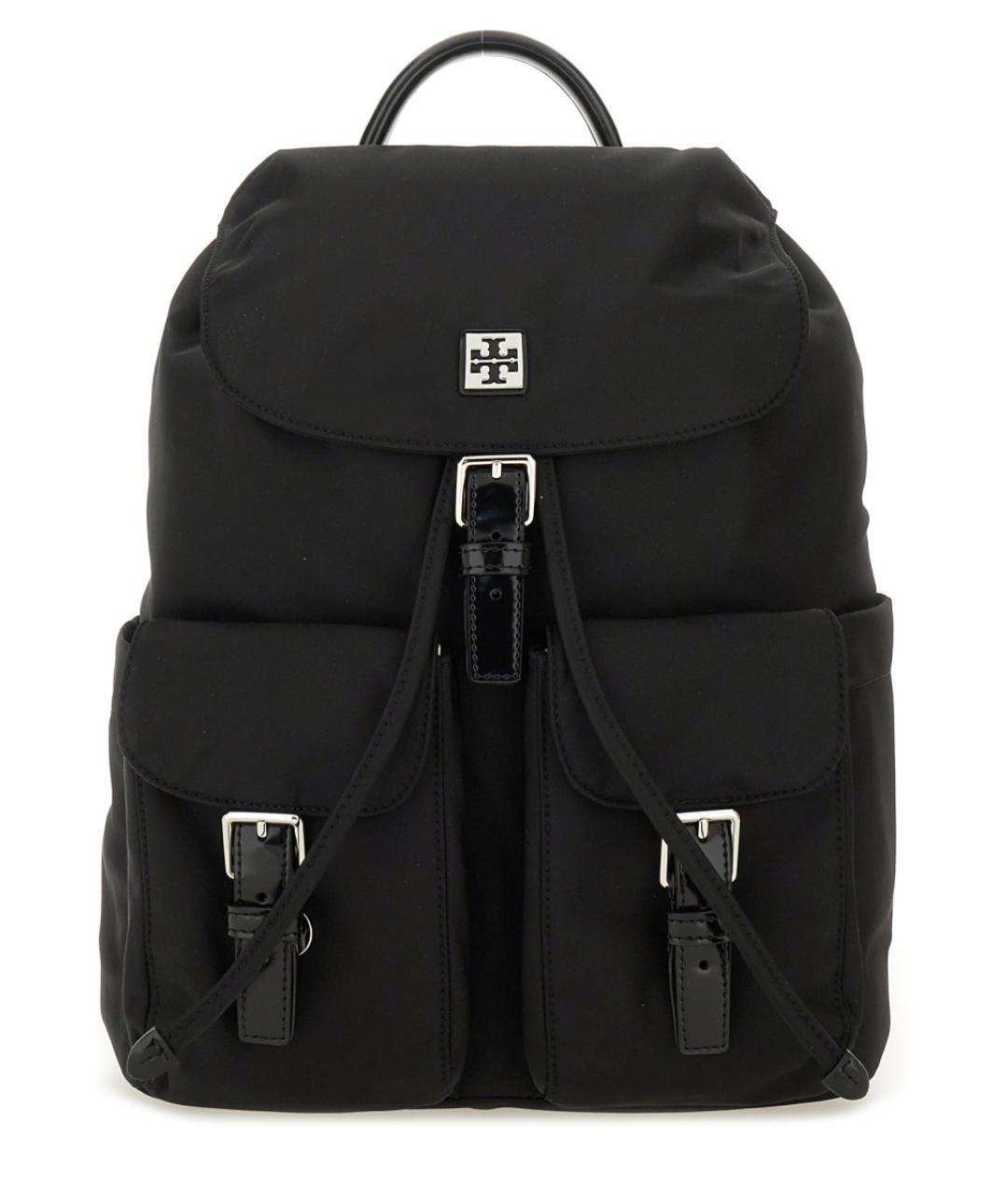 TORY BURCH Черный синтетический рюкзак, фото 1