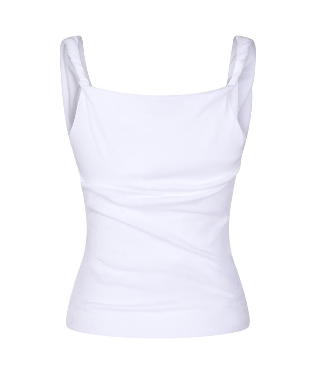 VIVIENNE WESTWOOD Белая хлопковая майка, фото 2