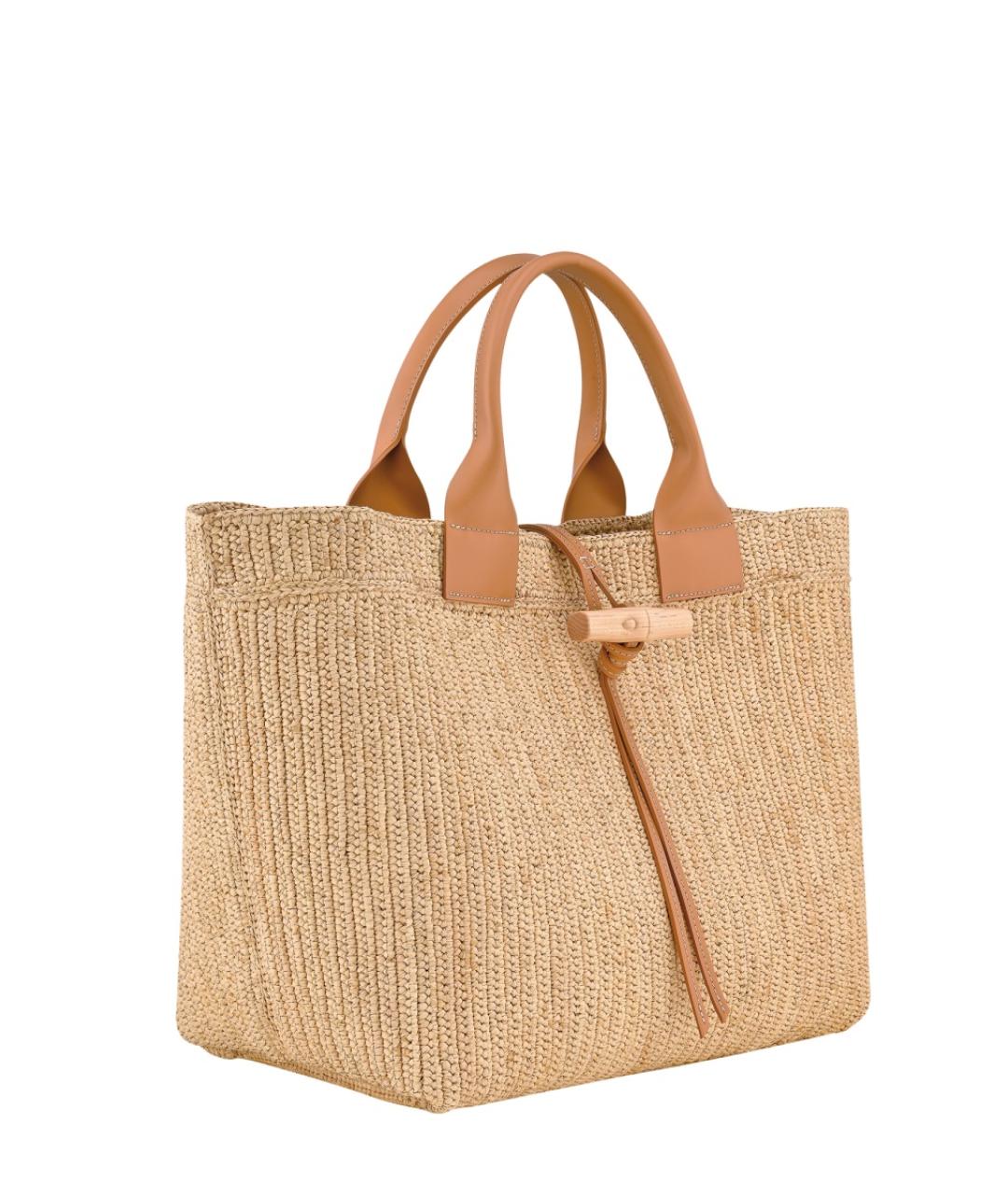 LONGCHAMP Бежевая сумка тоут, фото 3