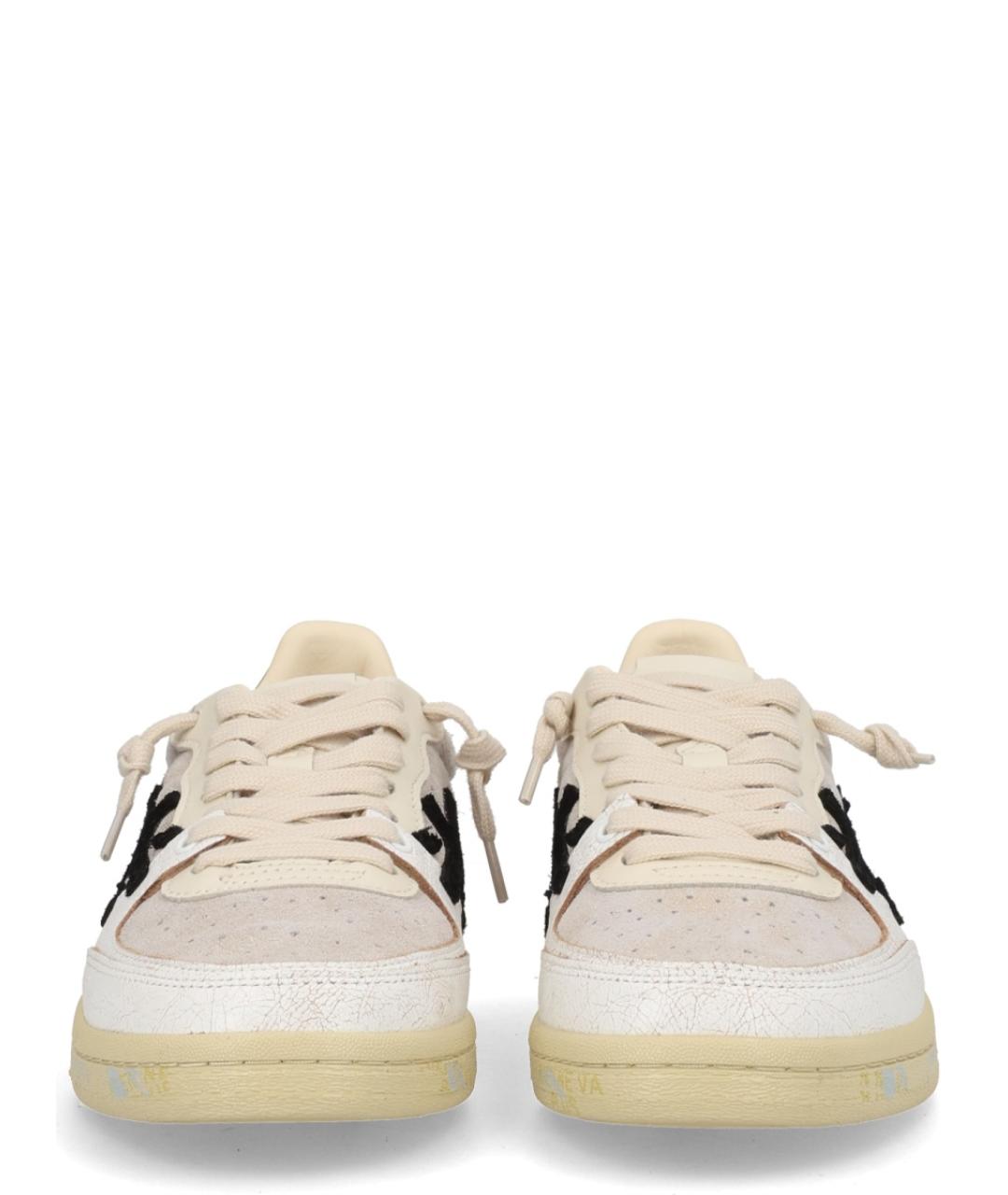 PREMIATA Белые кожаные кеды, фото 3