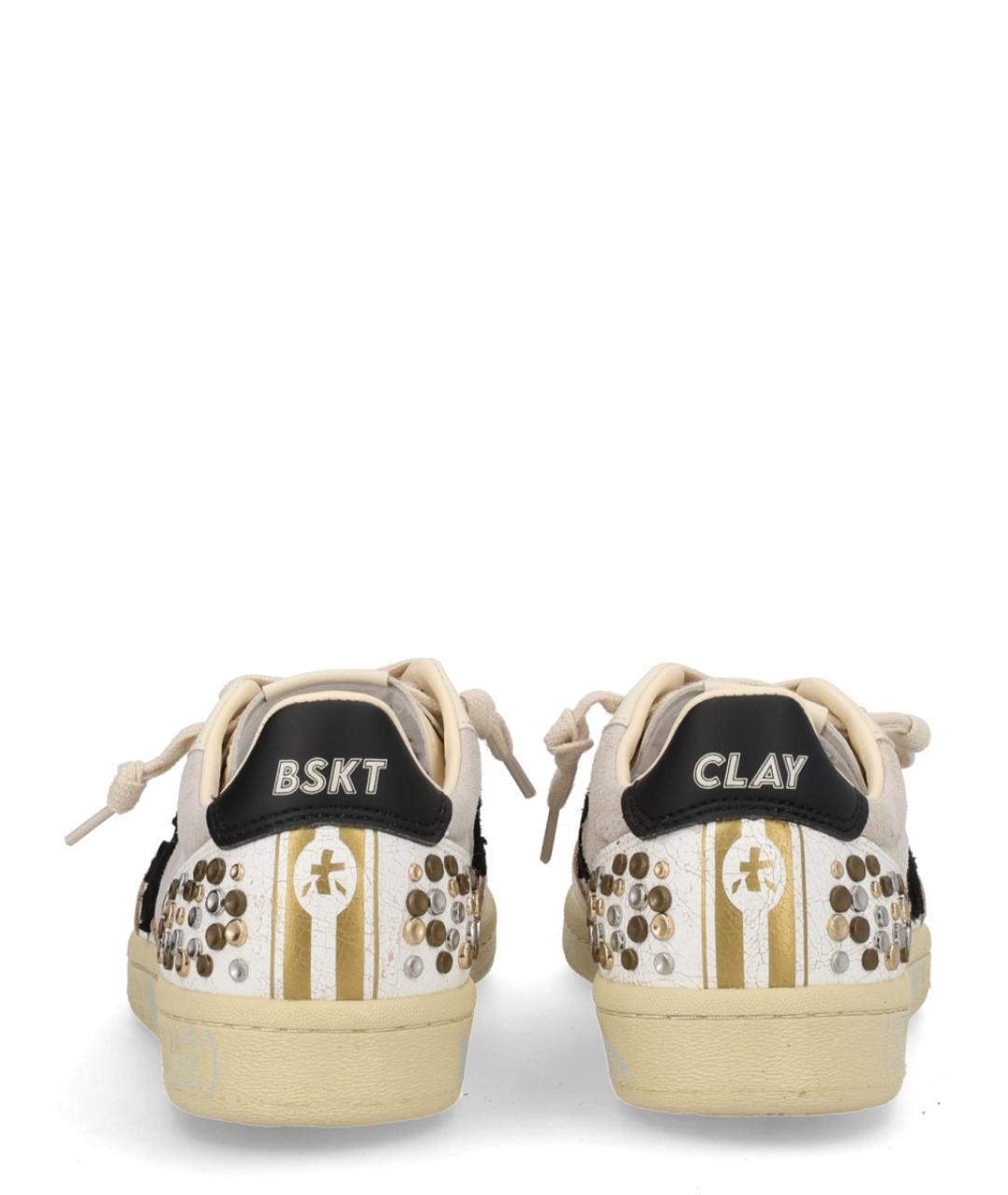 PREMIATA Белые кожаные кеды, фото 4