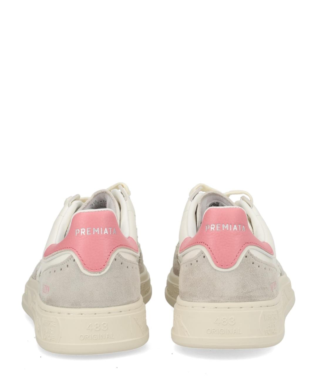 PREMIATA Белые кожаные кроссовки, фото 4