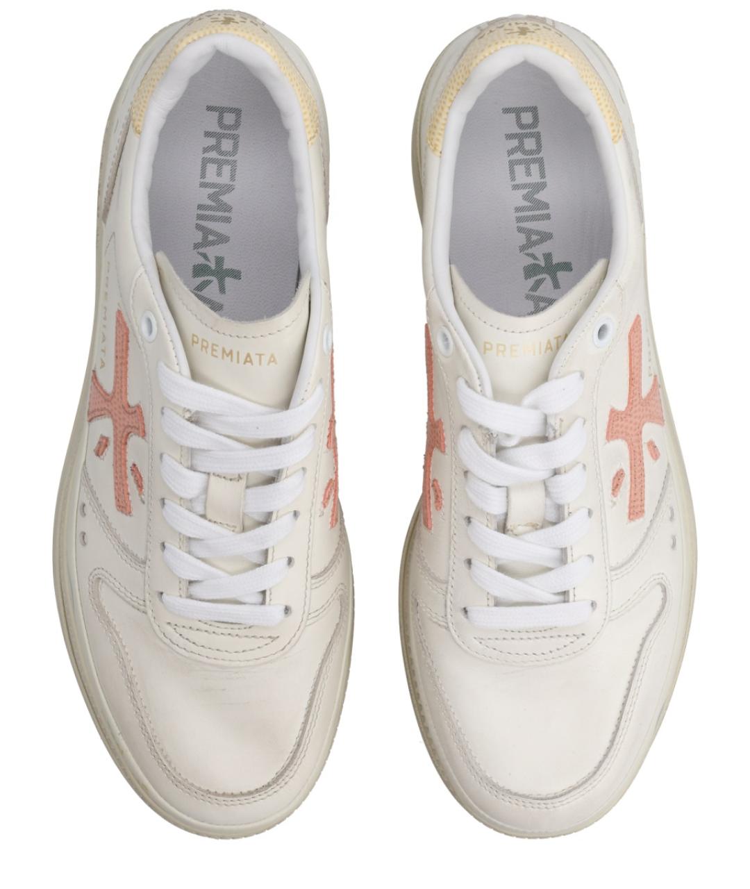 PREMIATA Белые кожаные кроссовки, фото 5