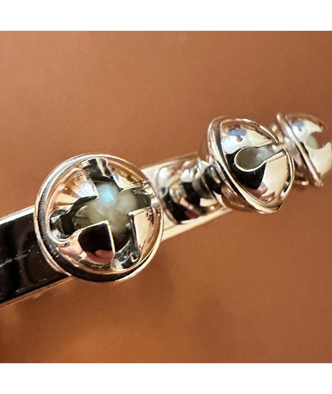 LOUIS VUITTON Золотой металлический браслет, фото 6