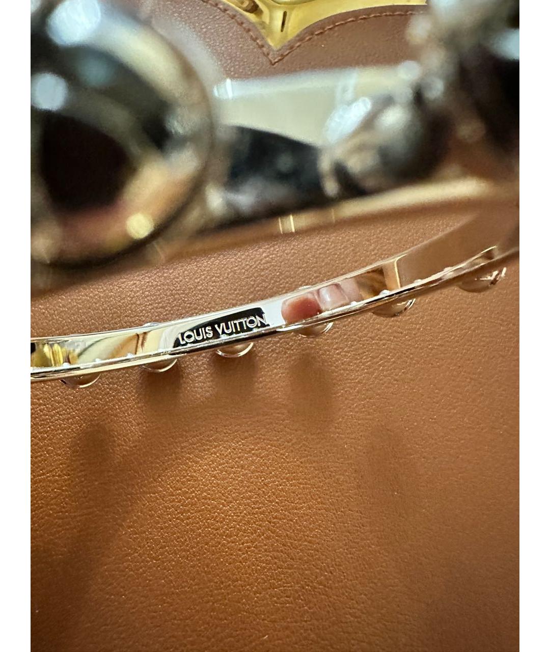 LOUIS VUITTON Золотой металлический браслет, фото 3