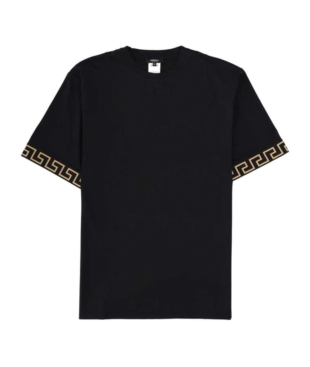 VERSACE Черная футболка, фото 1