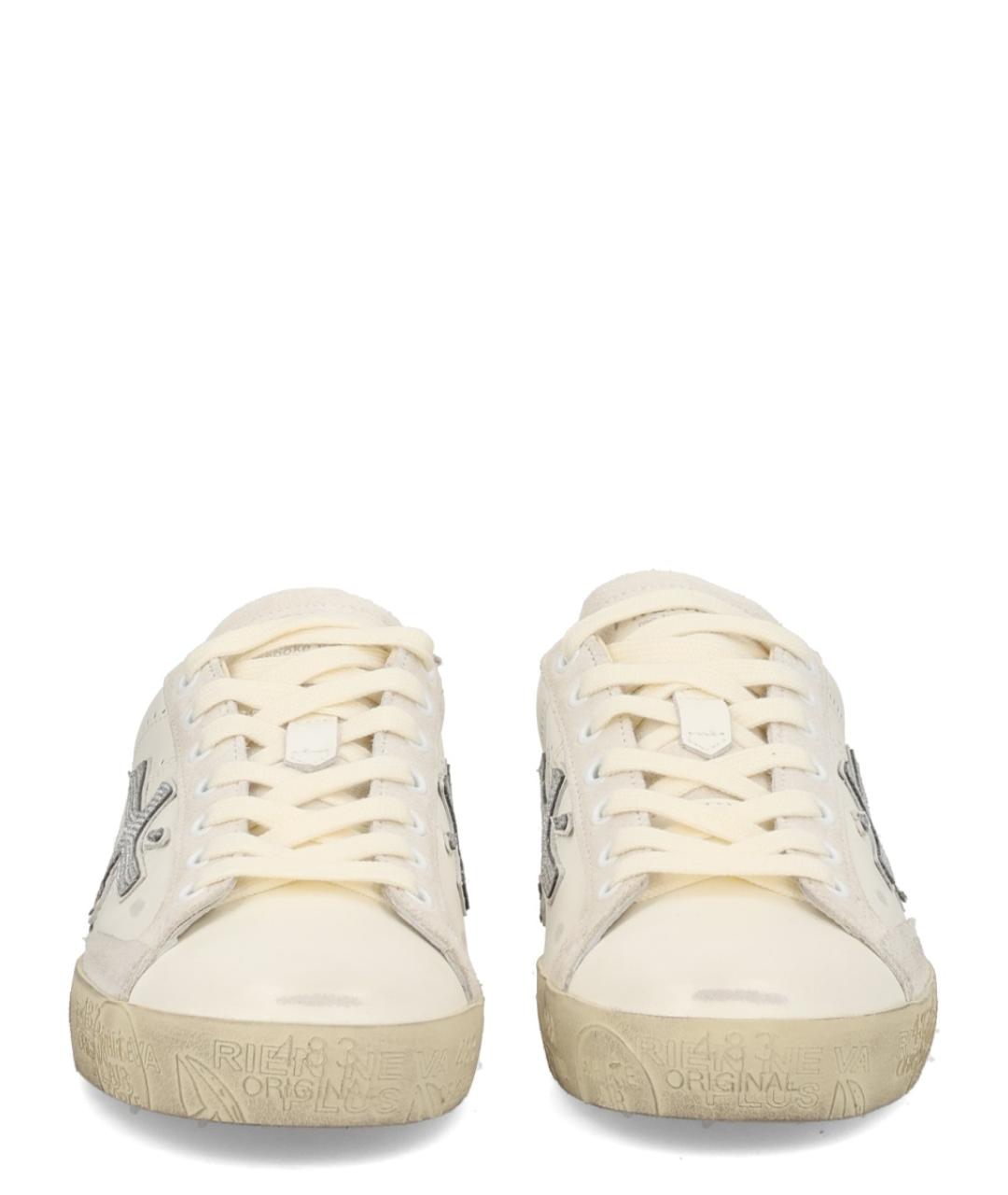 PREMIATA Белые кожаные кеды, фото 3