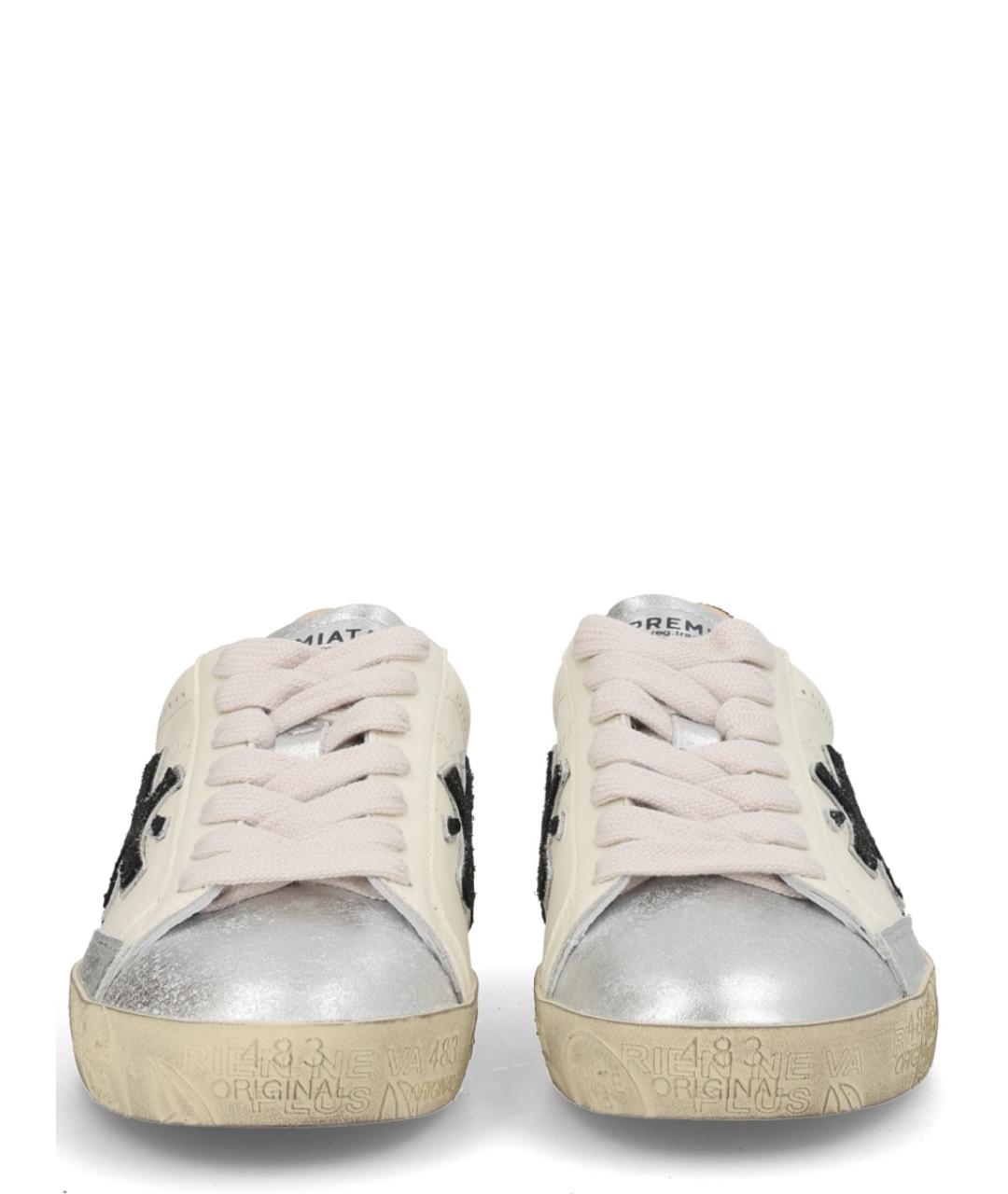 PREMIATA Белые кожаные кеды, фото 3