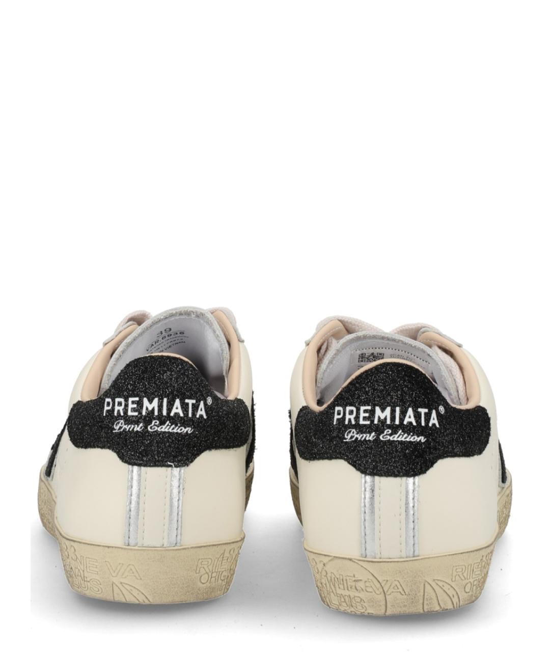 PREMIATA Белые кожаные кеды, фото 4