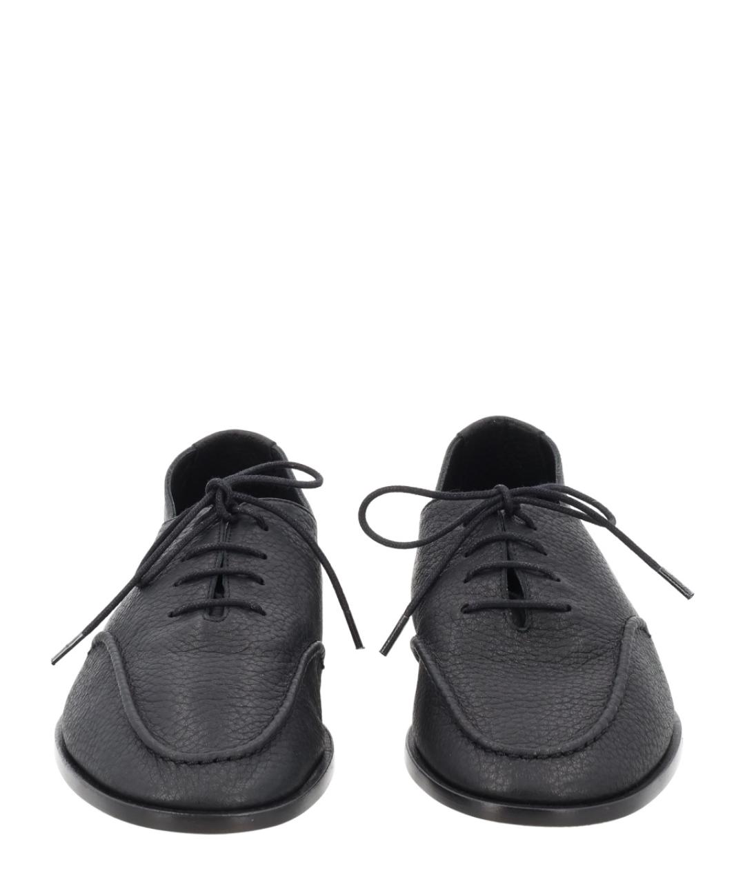 HEREU Черные кожаные ботинки, фото 3