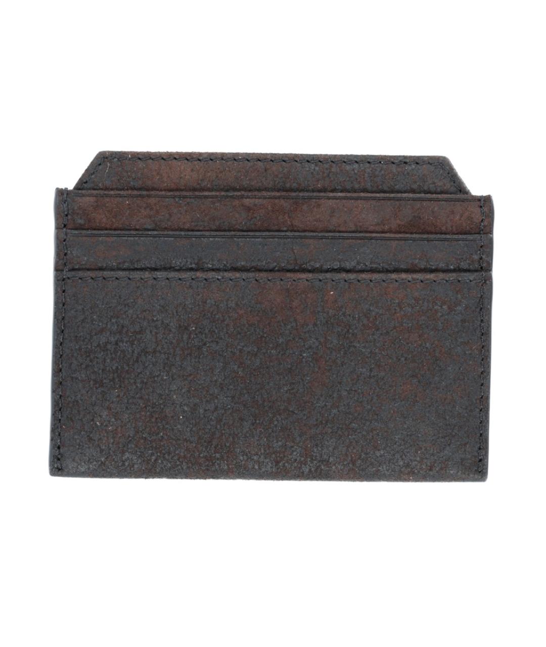 VIVIENNE WESTWOOD Коричневый кожаный кардхолдер, фото 2