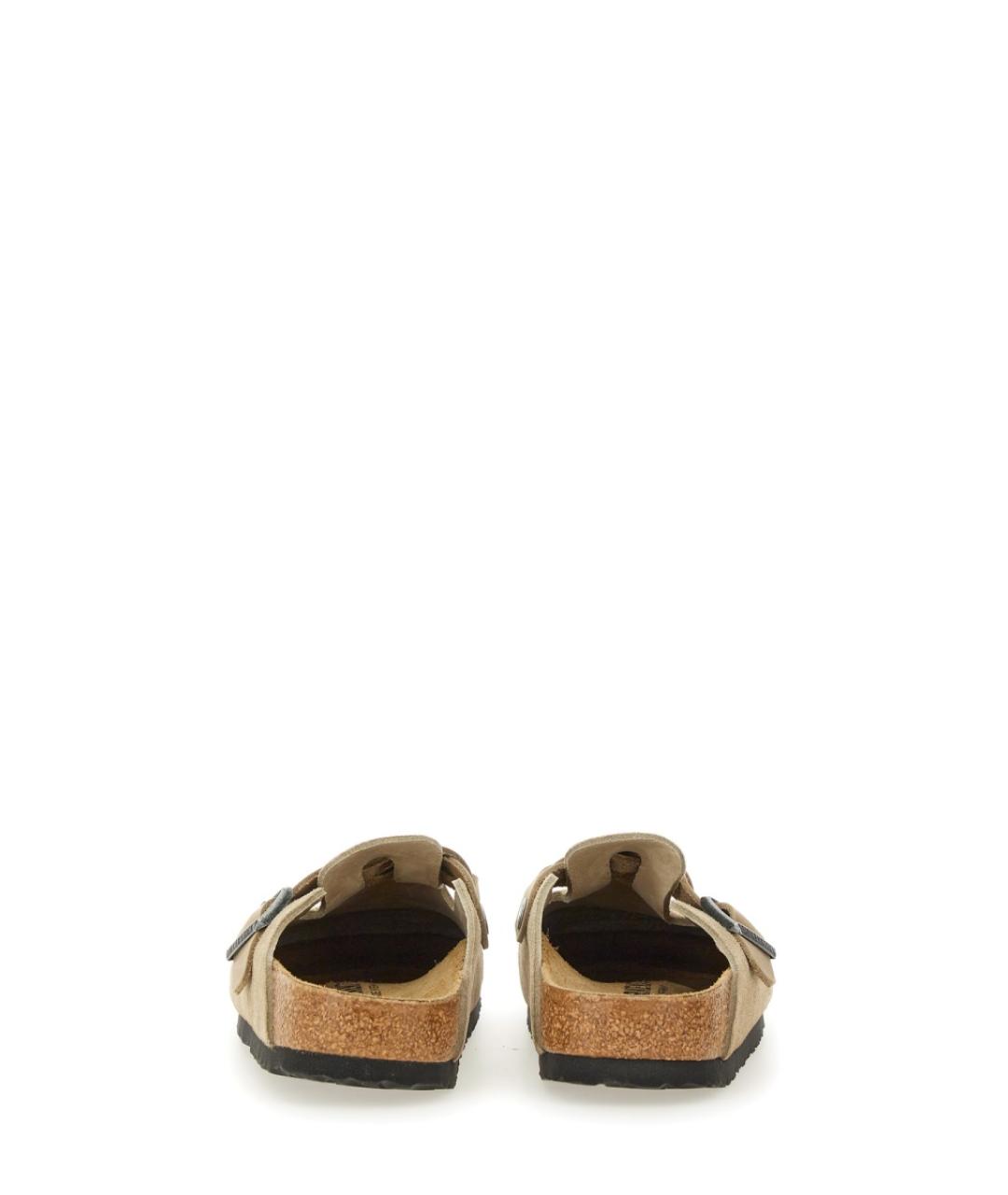 BIRKENSTOCK Бежевые замшевые мюли, фото 3