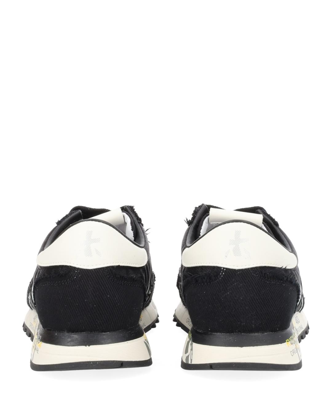 PREMIATA Черные кожаные кроссовки, фото 4