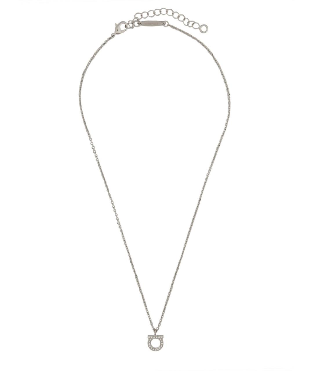 FERRAGAMO Серебряная латунная цепочка, фото 1