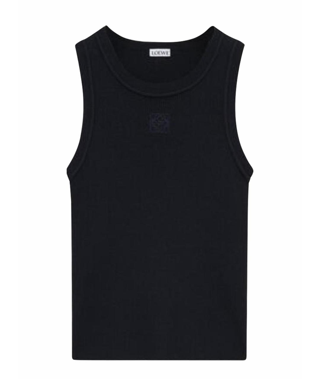 LOEWE Черная майка, фото 1