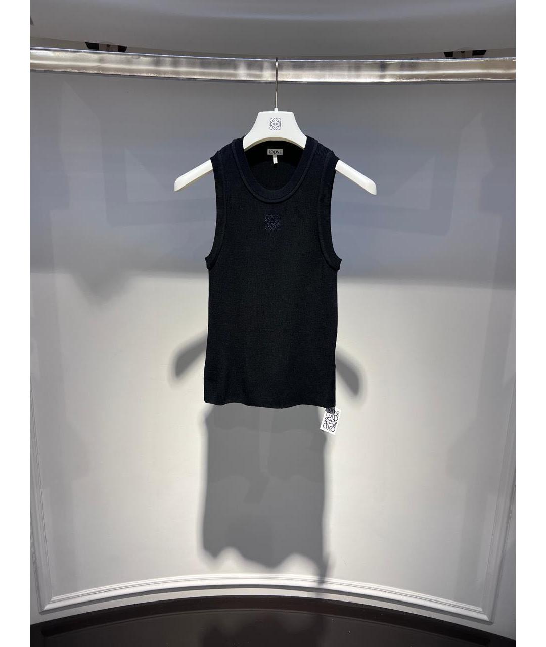 LOEWE Черная майка, фото 2