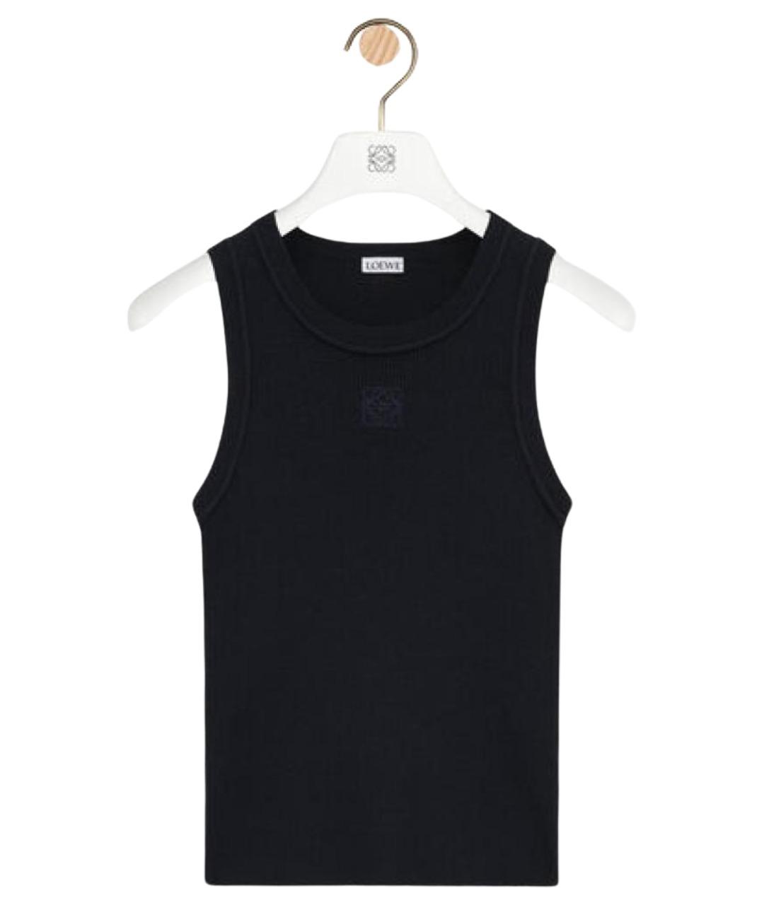 LOEWE Черная майка, фото 4
