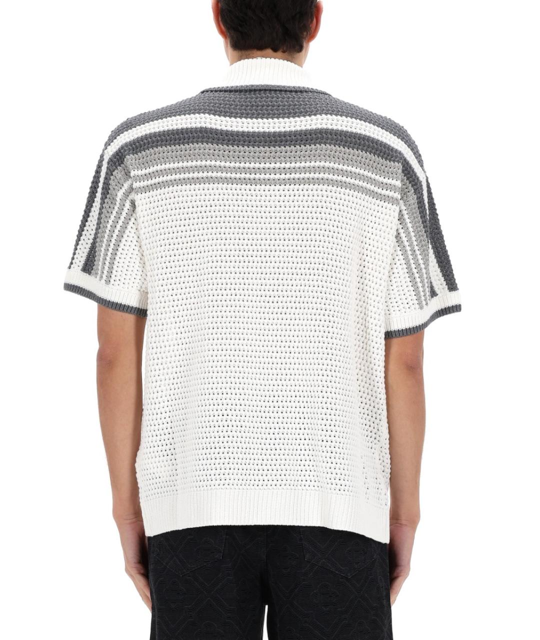 CASABLANCA Белая хлопковая кэжуал рубашка, фото 4