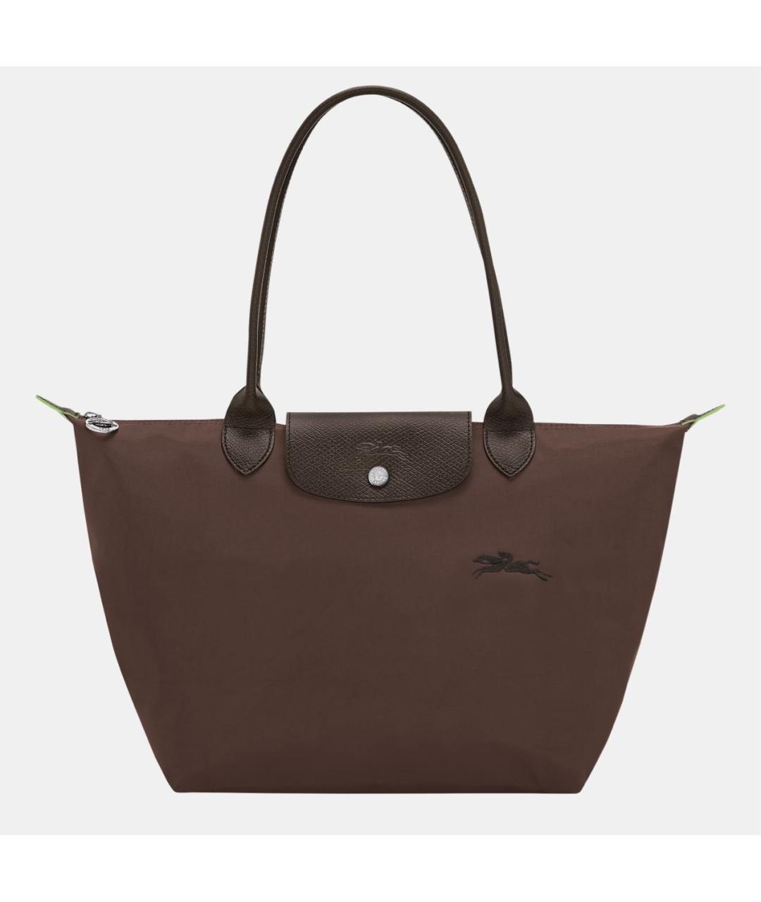 LONGCHAMP Коричневая сумка тоут, фото 9