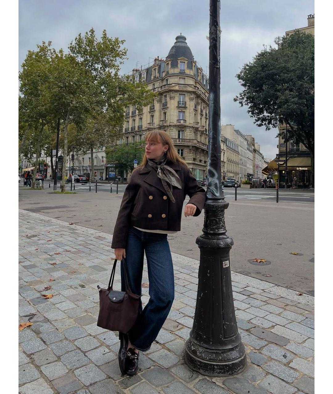 LONGCHAMP Коричневая сумка тоут, фото 8