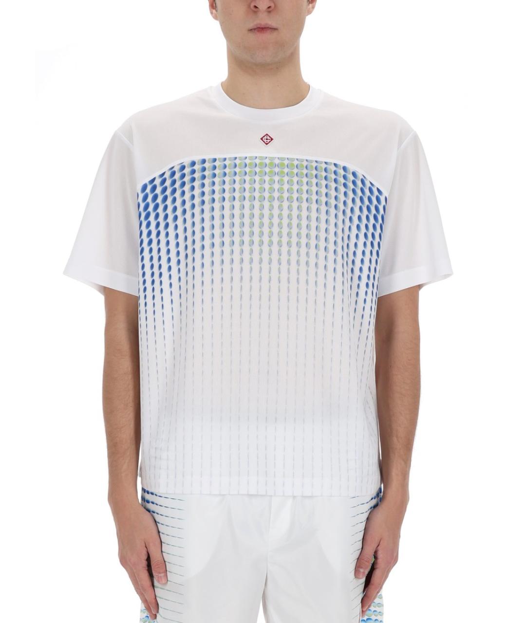 CASABLANCA Белая вискозная футболка, фото 5