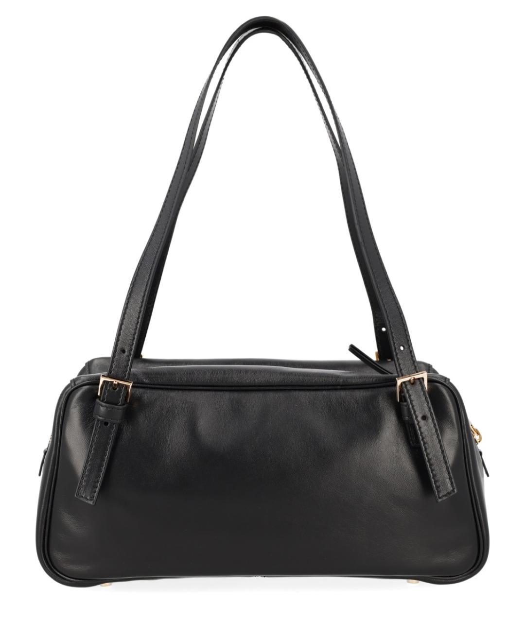 VERSACE Черная синтетическая сумка через плечо, фото 3