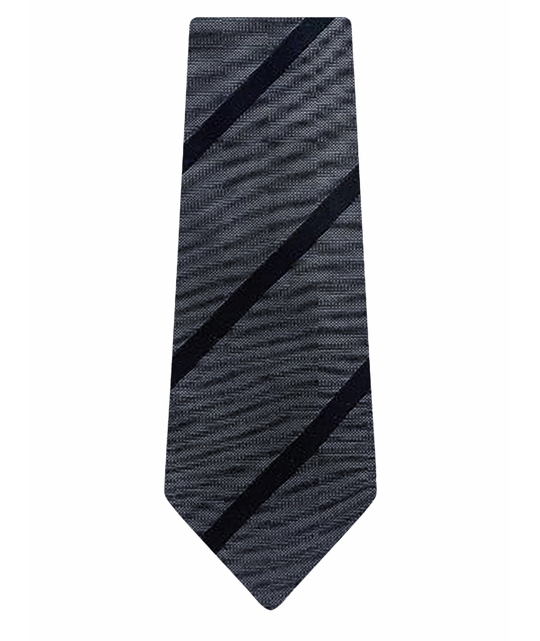 GIORGIO ARMANI Серый шелковый галстук, фото 1