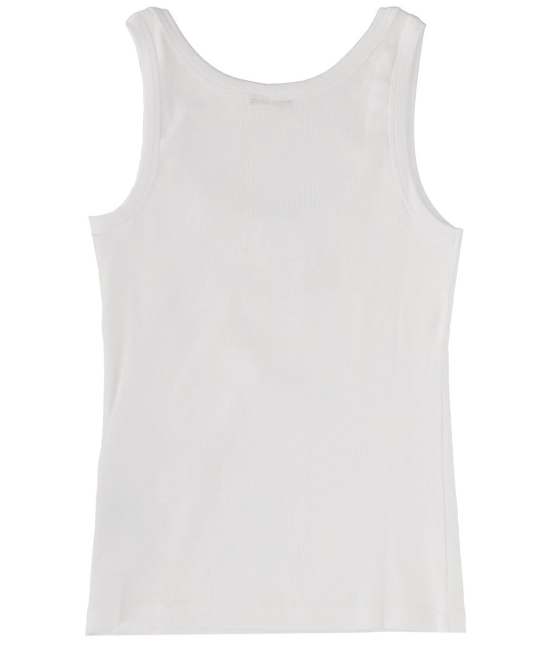 VERSACE Белая хлопковая майка, фото 2