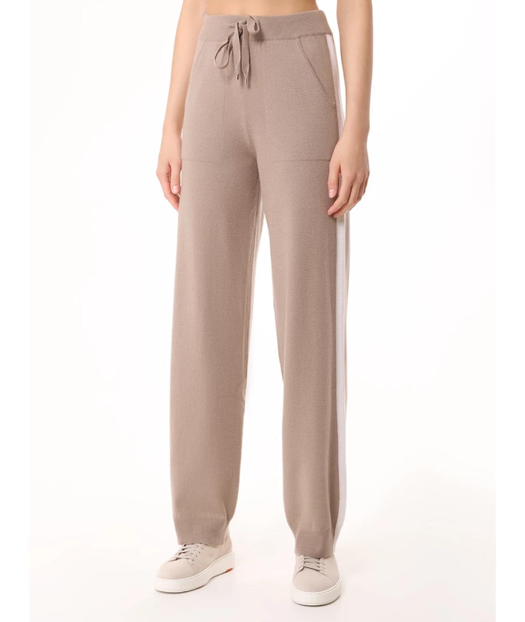 LORENA ANTONIAZZI Бежевый шерстяной костюм с брюками, фото 7