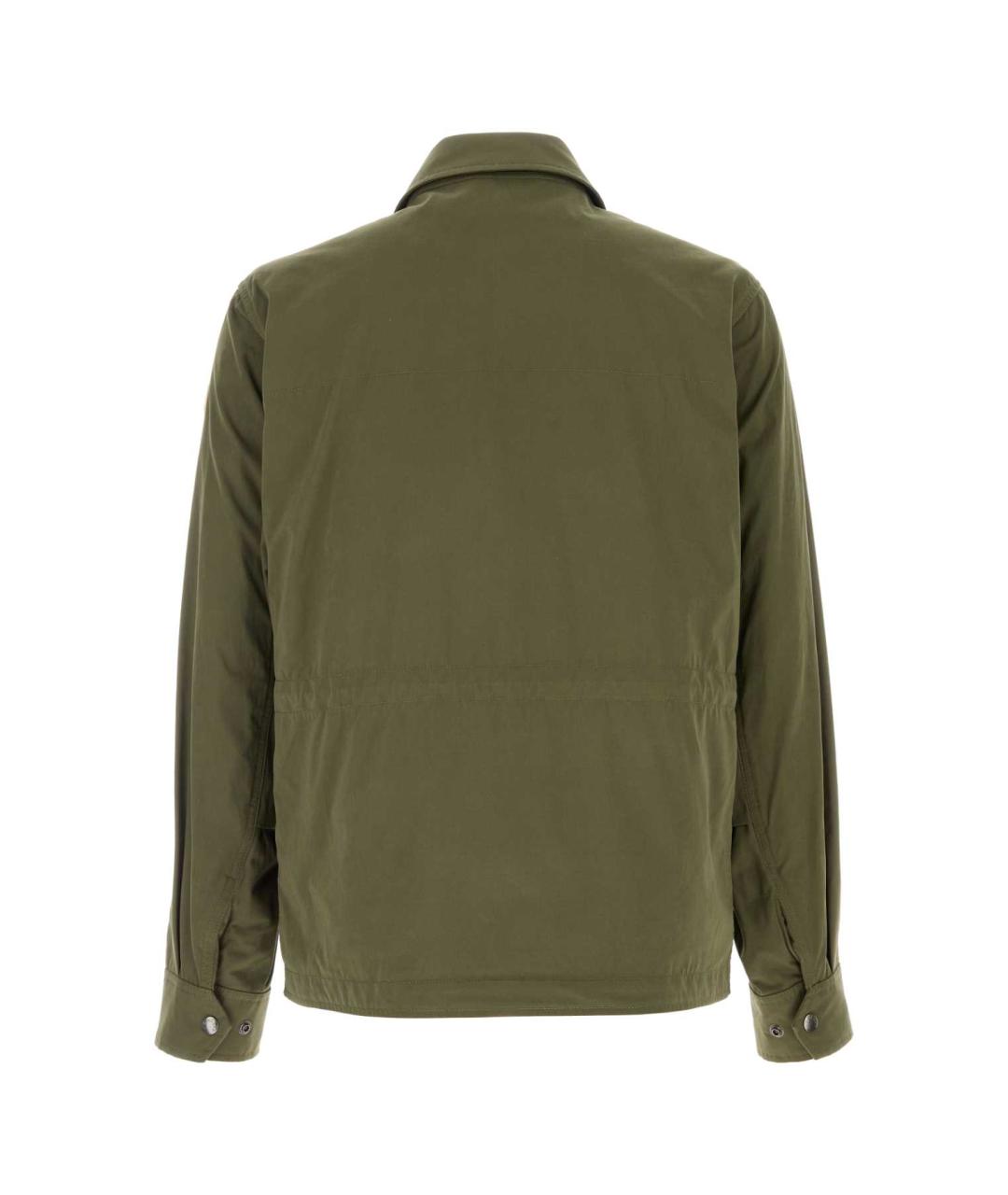 MONCLER Зеленая полиэстеровая куртка, фото 2