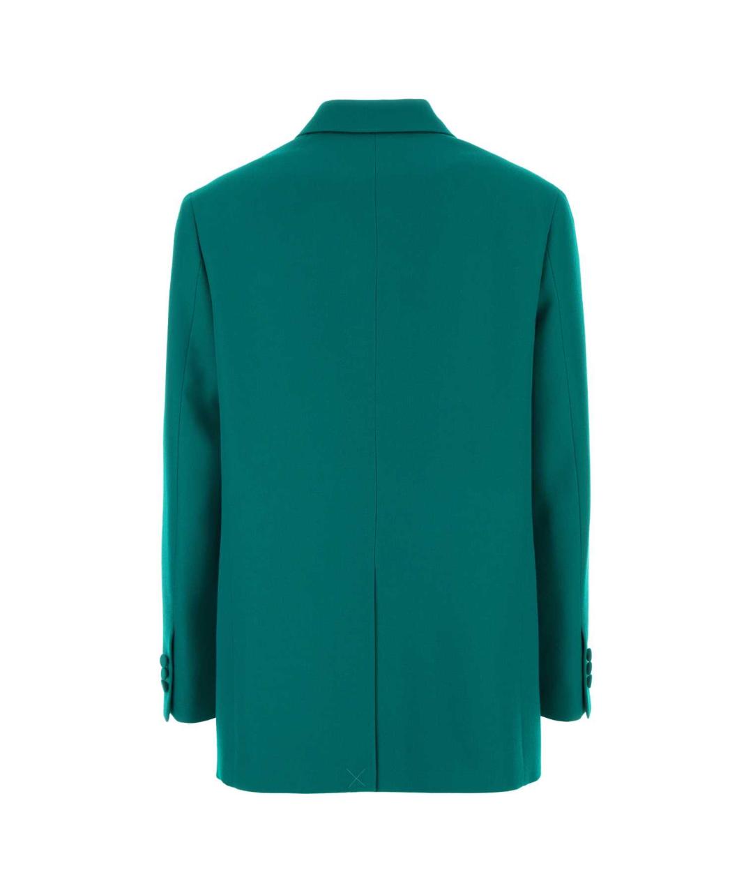 FENDI Зеленый шерстяной жакет/пиджак, фото 2