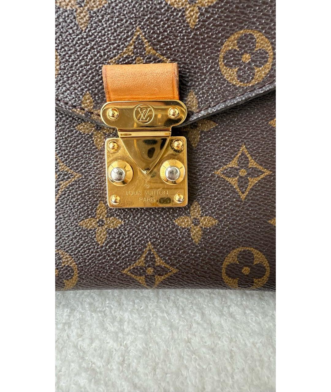 LOUIS VUITTON Коричневая сумка через плечо, фото 4