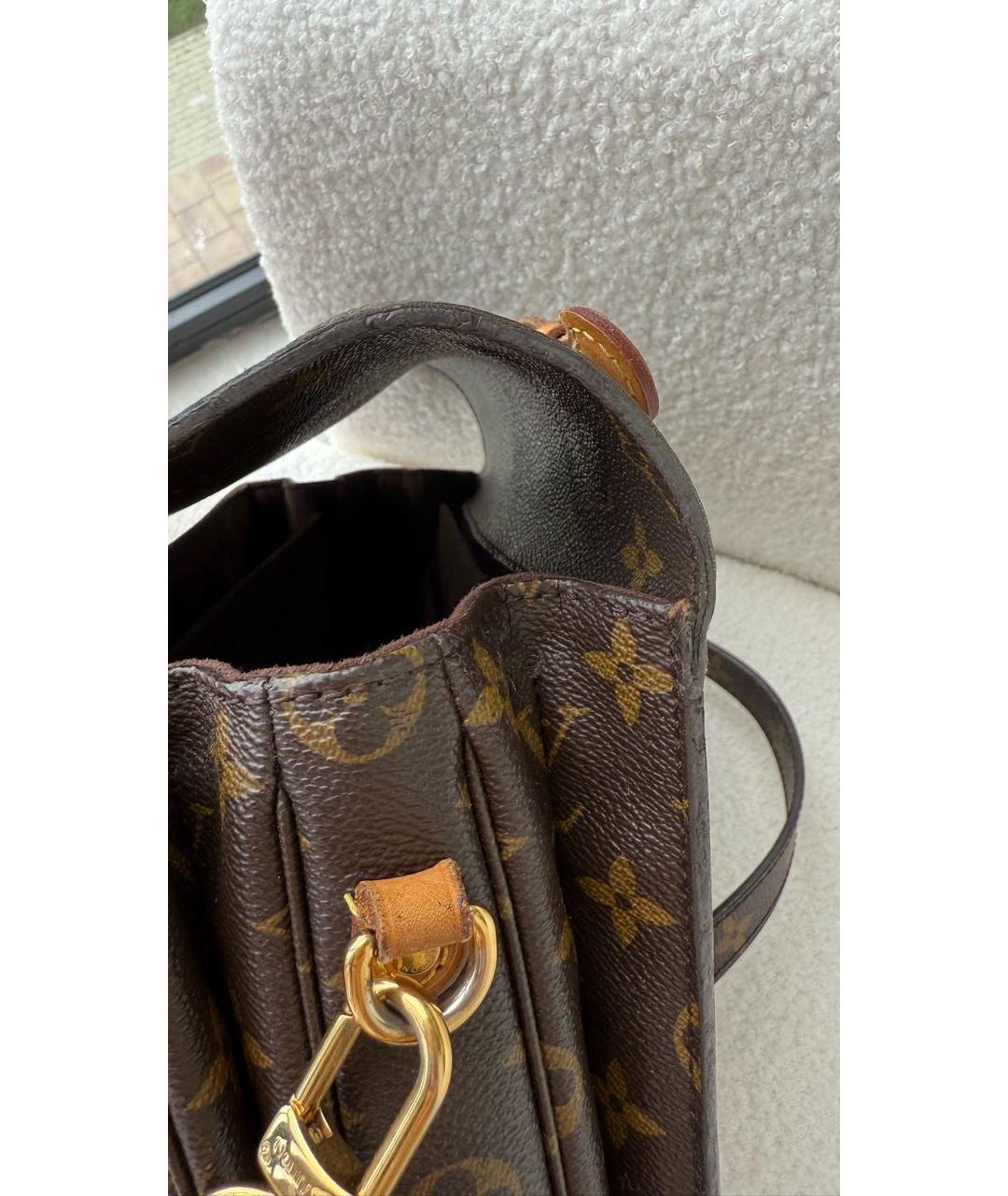 LOUIS VUITTON Коричневая сумка через плечо, фото 6