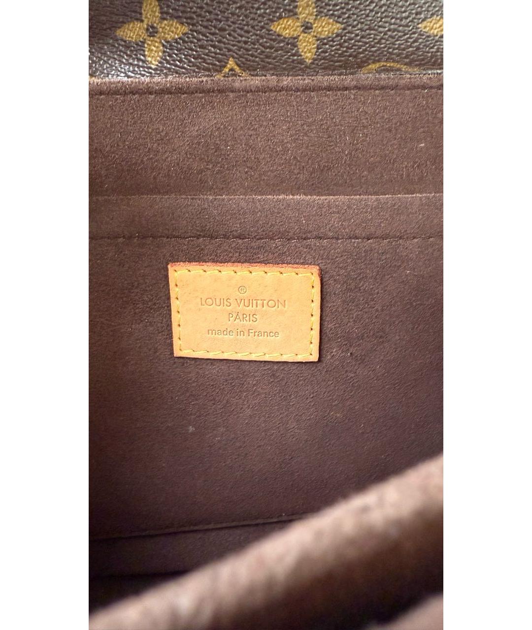 LOUIS VUITTON Коричневая сумка через плечо, фото 5