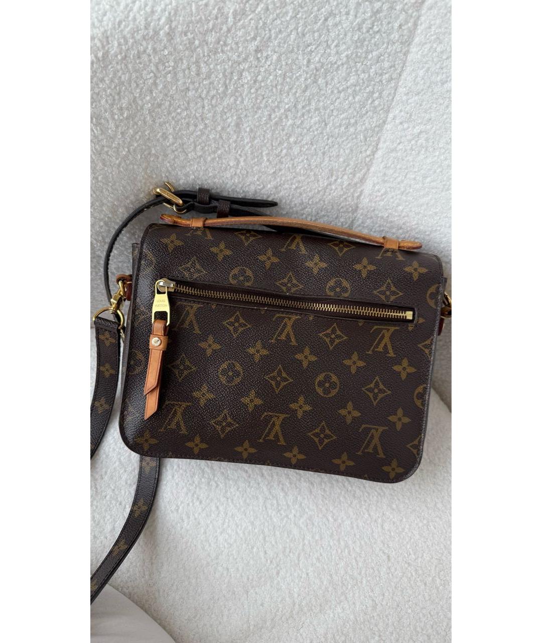 LOUIS VUITTON Коричневая сумка через плечо, фото 2