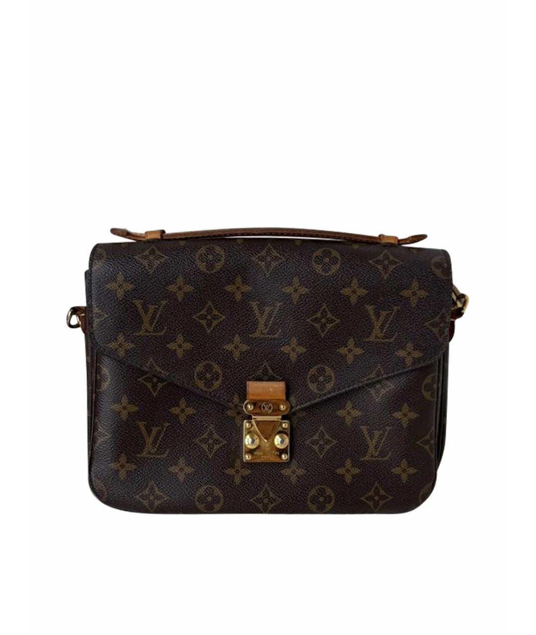 LOUIS VUITTON Коричневая сумка через плечо, фото 1