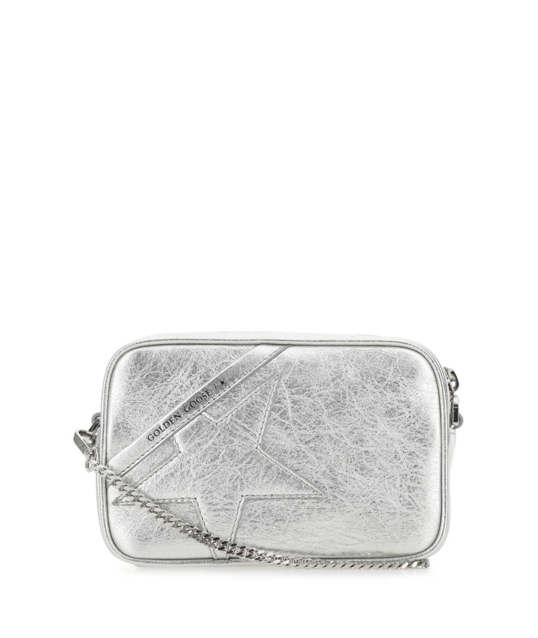 GOLDEN GOOSE DELUXE BRAND Серебряная сумка через плечо, фото 1