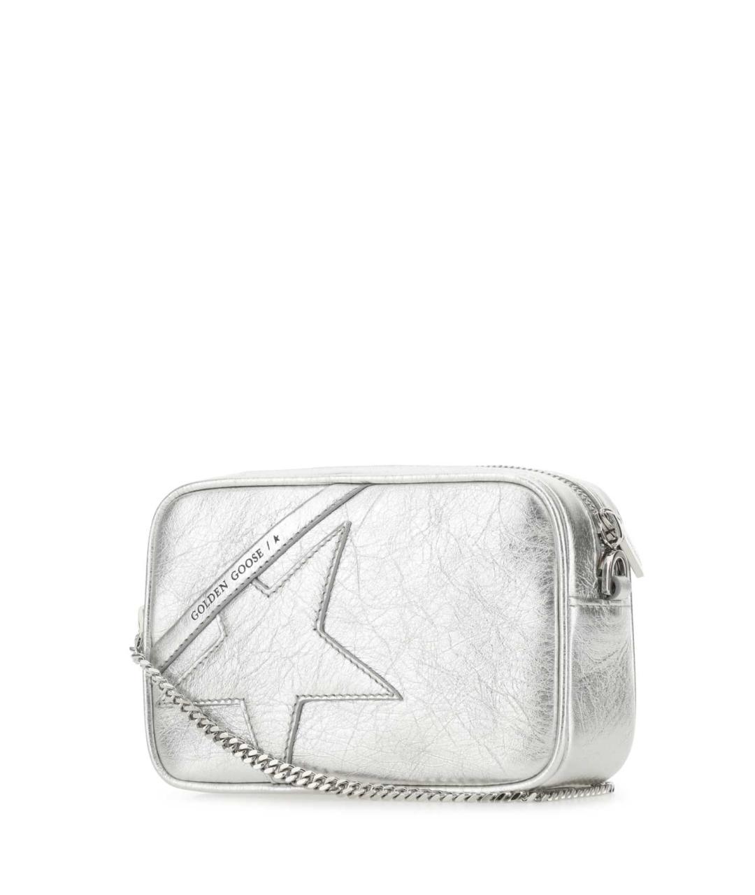 GOLDEN GOOSE DELUXE BRAND Серебряная сумка через плечо, фото 2