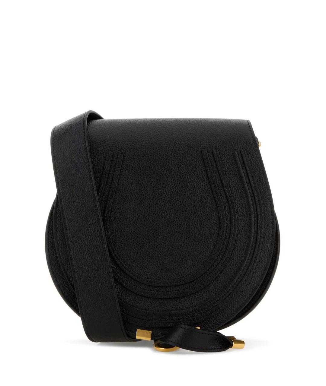CHLOE Черная кожаная сумка через плечо, фото 1