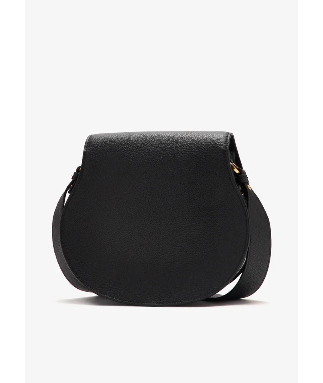 CHLOE Черная кожаная сумка через плечо, фото 3